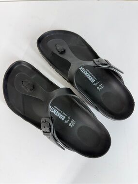 Birkenstock Womens Gizeh EVA Essentials Waterproof Thong Sandals Black Size 39